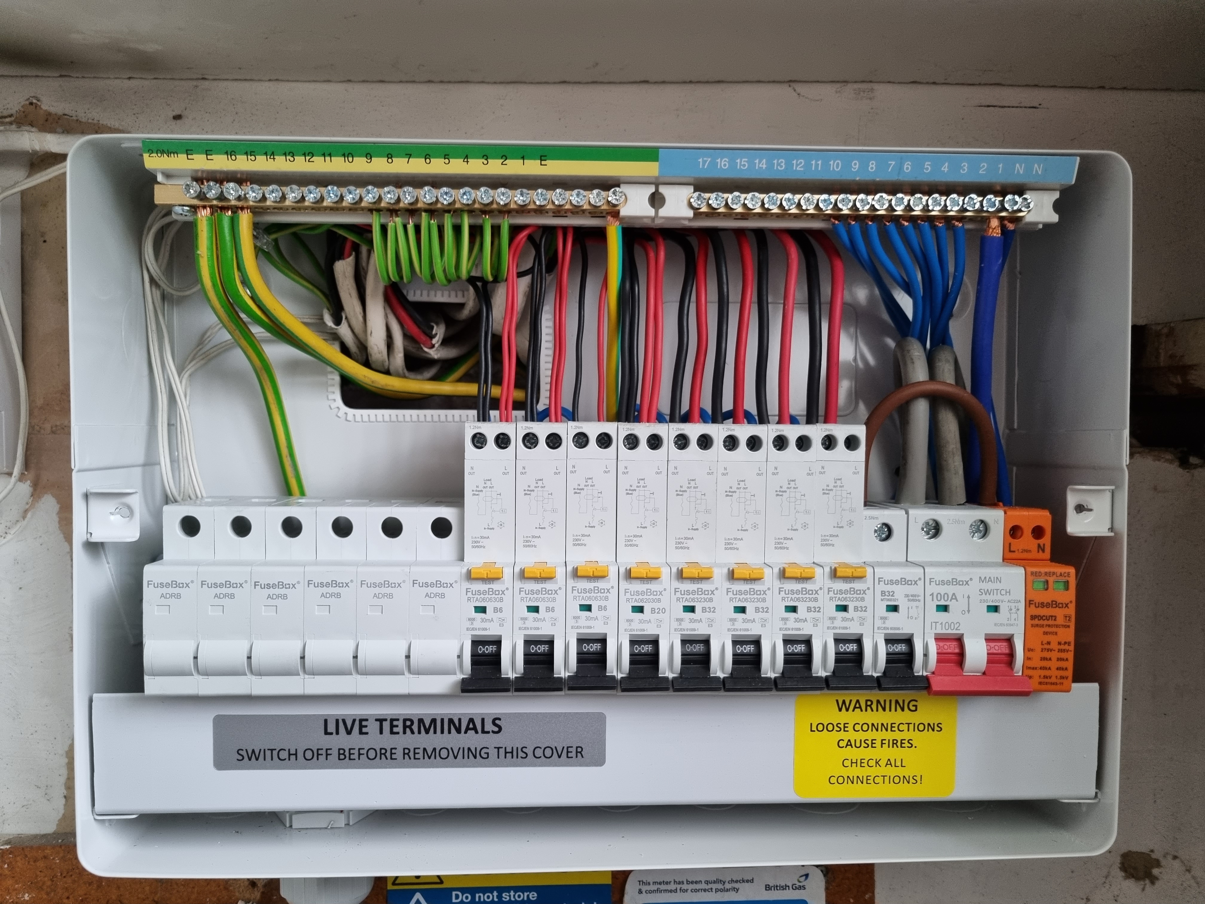L Fowler Electrical - Consumerunitafter1 Kent