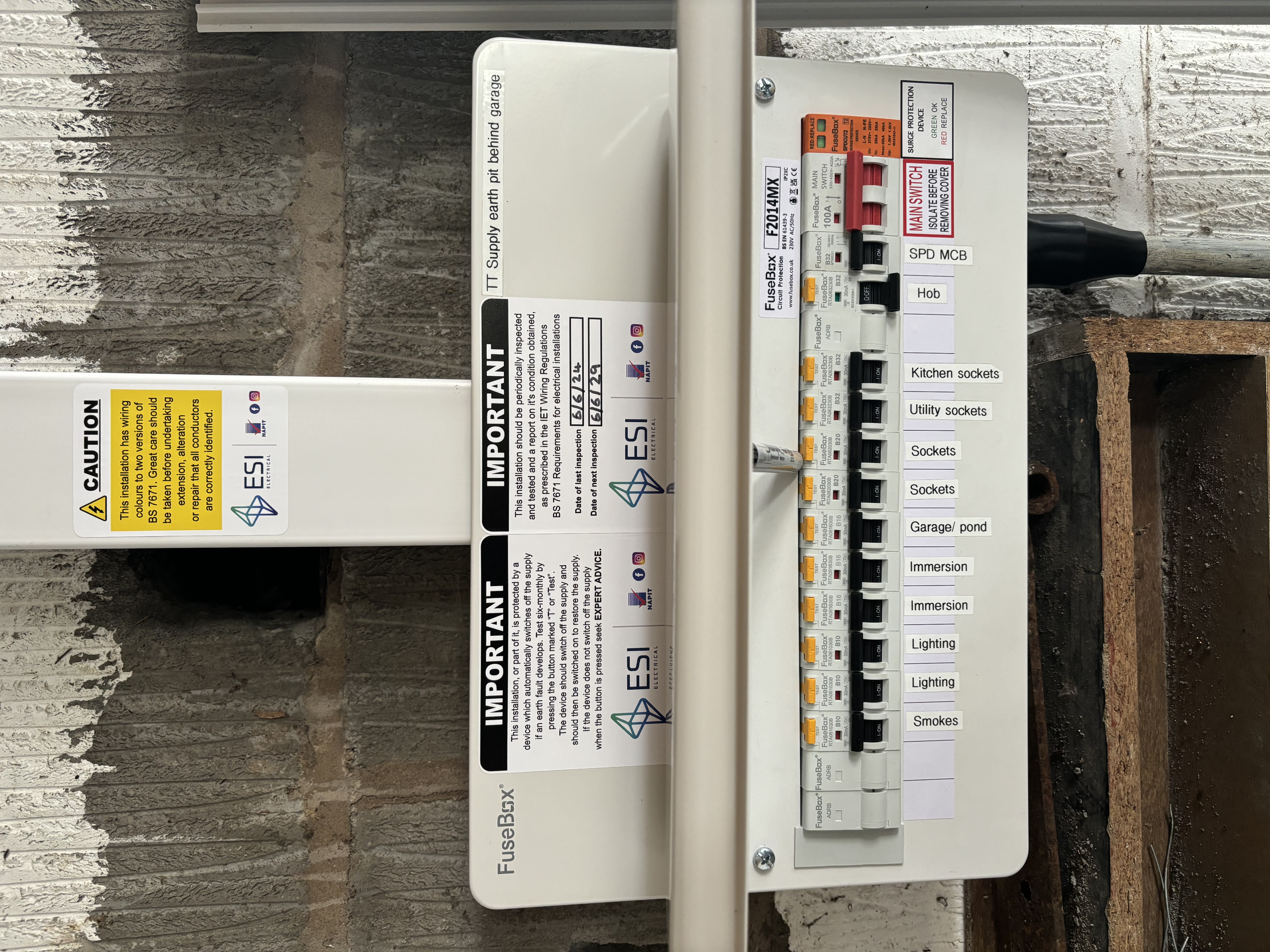 Consumer Unit 1 in Singleton 