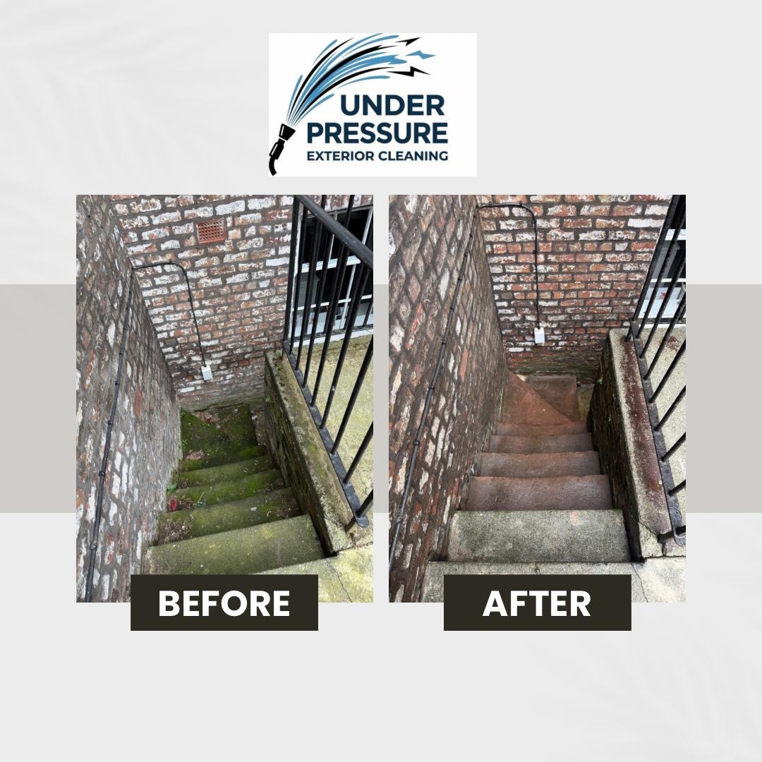 Exterior cleaning result